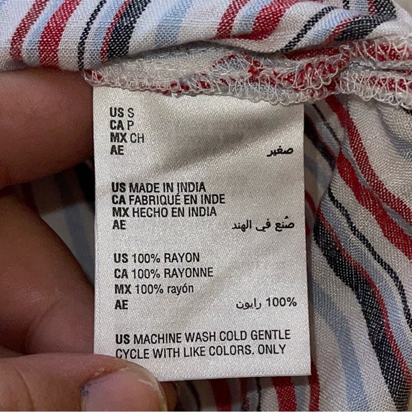 Style & Co. Striped Blouse - Picture 7 of 9